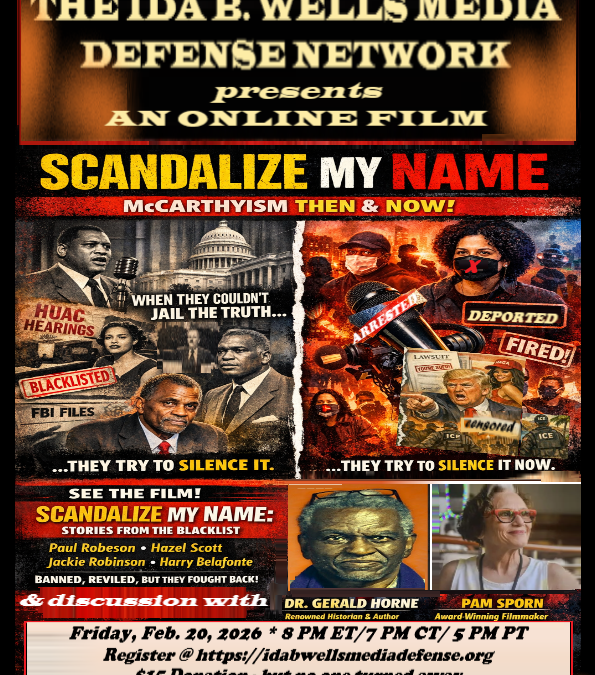 See Trailer: McCarthy Then, Trump Online film/discussion TONIGHT! w/ Gerald Horne & Pamela Sporn