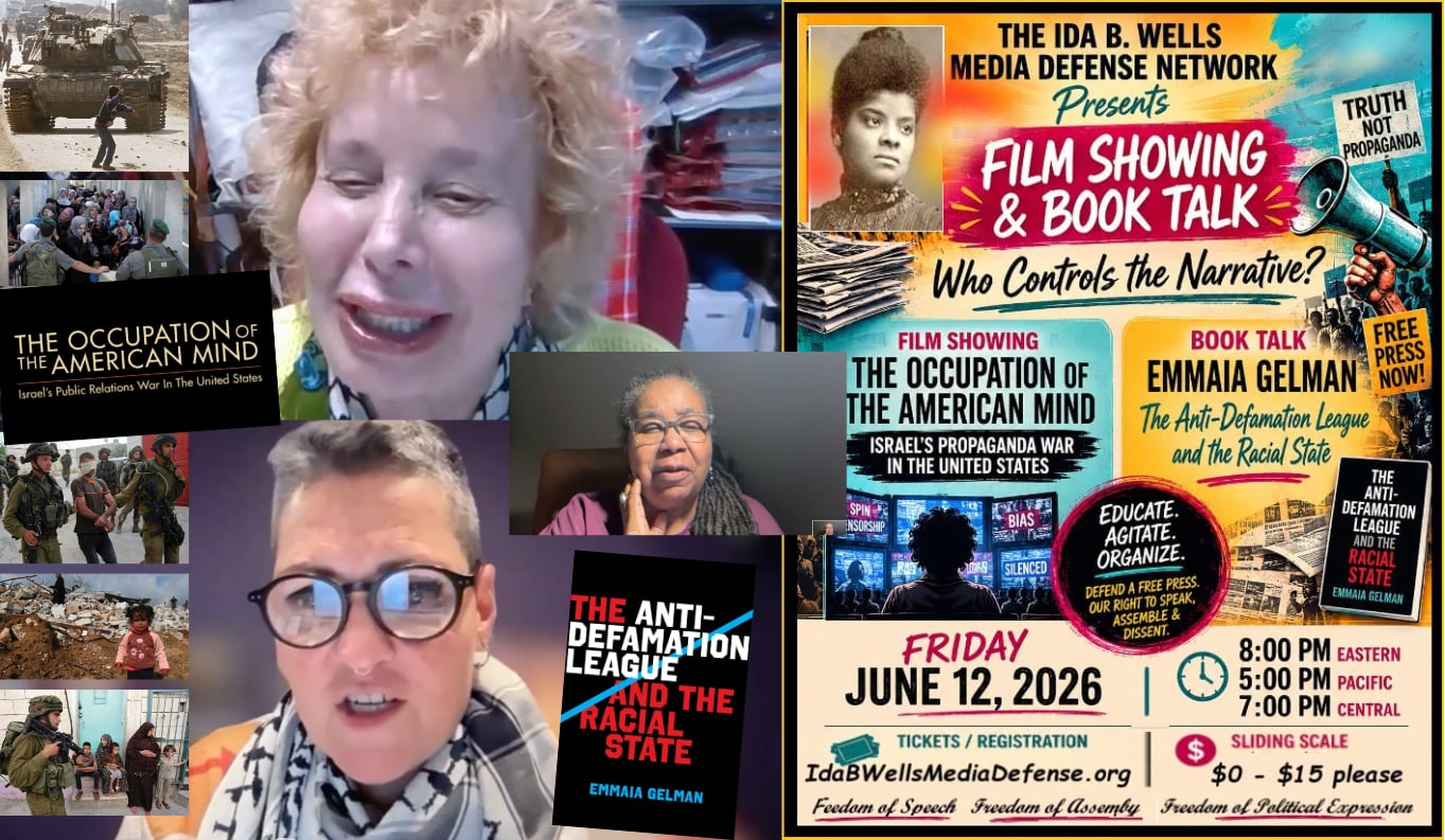 Ida B. Wells Media Defense Network Zoom forum Friday, June 12, 2026