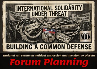International Solidarity Under Threat: Building a Common Defense in the Current Political Climate